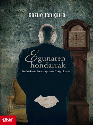 cover image of Egunaren hondarrak